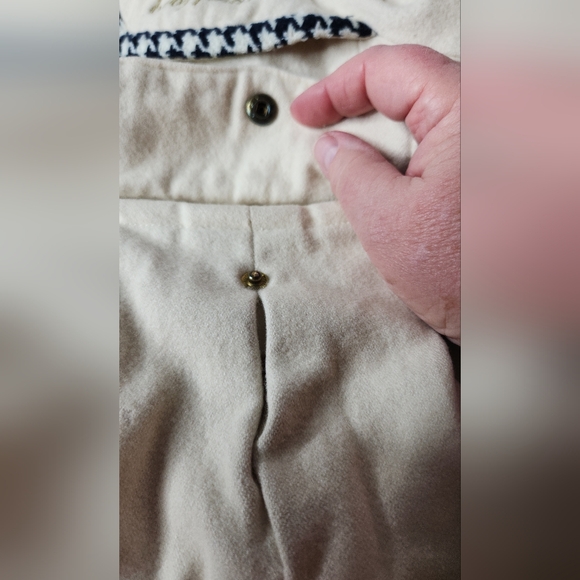 Women's Vintage Cream Hooded Jacket with Houndstooth Trim - Baby Phat - L - Picture 6 of 16